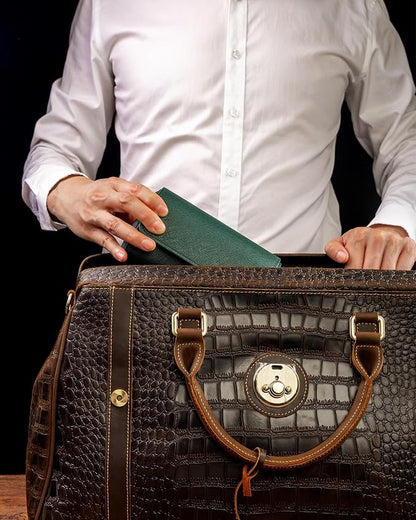 MR.OKAY 2 Watch Travel Case -Premium Leather - Image 3