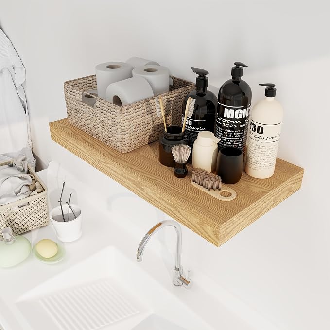 12 Inch Deep Floating Shelves, 24 x 12 Floating Shelf - Image 2