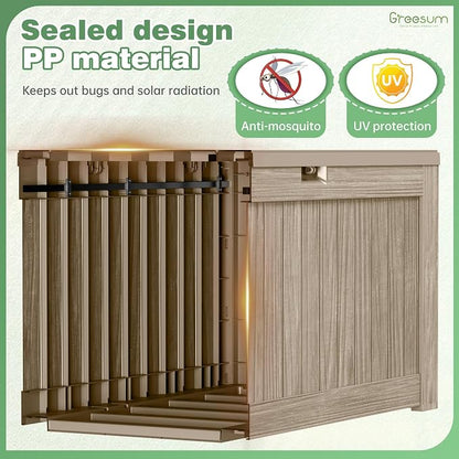 Greesum Outdoor Storage Box 120 Gallon Storage Bin - Image 3