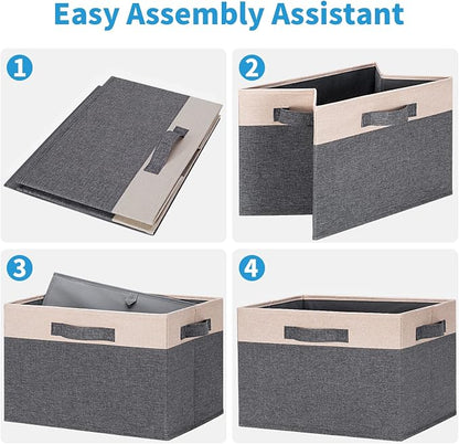 GhvyenntteS Large Fabric Storage Bins - Image 8