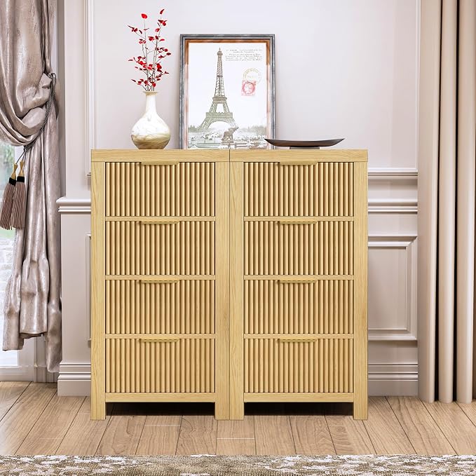Modern 8-Drawer Solid Wood Dresser - Image 7