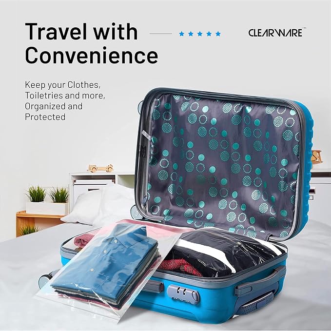 12 Large Storage Bags With Zipper Top - Image 5