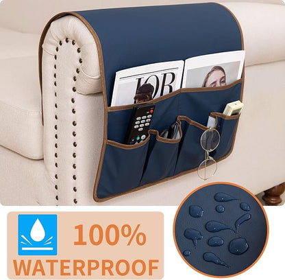 HAOMAIJIA Anti Slip Sofa Armrest Organizer Arm Chair Bedside Caddy Storage - Image 2
