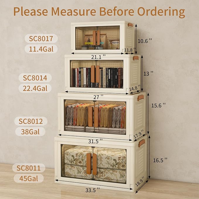 Plastic Stackable Storage Bins - Image 6