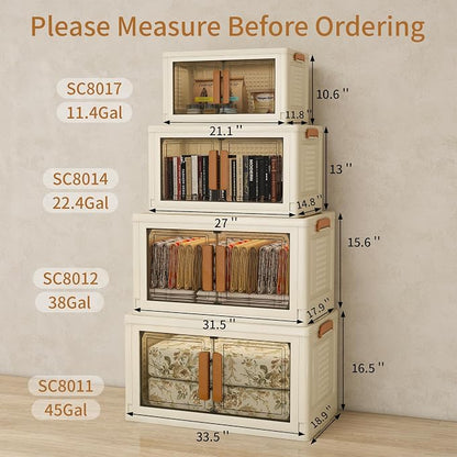 Plastic Stackable Storage Bins - Image 7