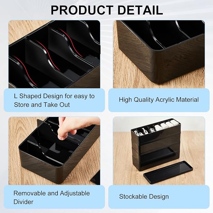 Tatuo 4 Pcs Cable Organizer Box - Image 3