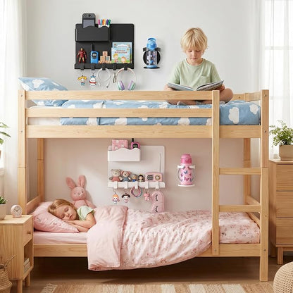 Bedside Wall Shelf for Teen Girls Boys Dorm Room Essentials Bunk Bed Stuff | - Image 8