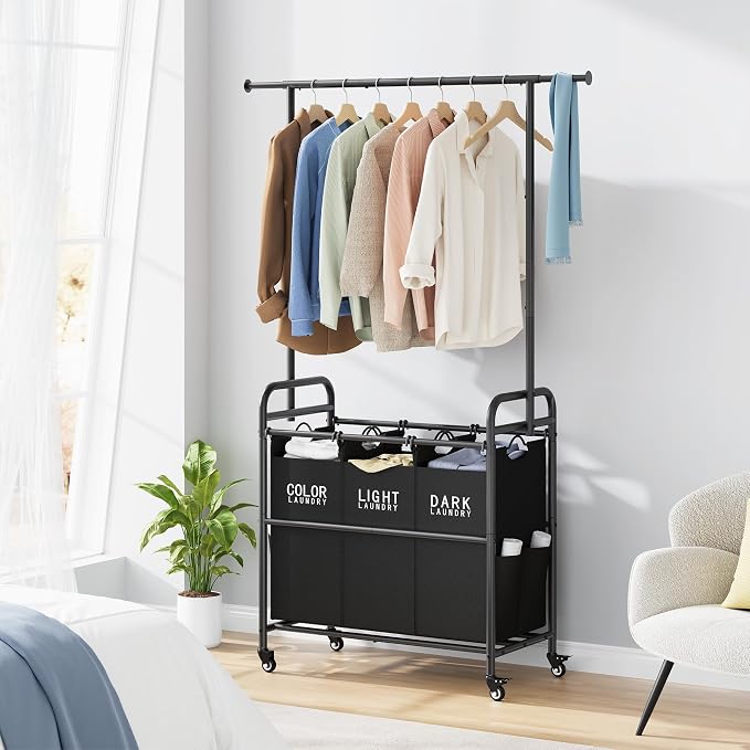 Tajsoon Laundry Sorter Cart - Image 8