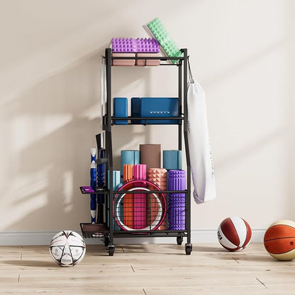 Sports Equipment & Toy Storage Rack - Image 9