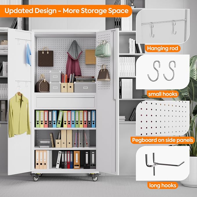 Aobabo Metal Storage Cabinet - Image 6