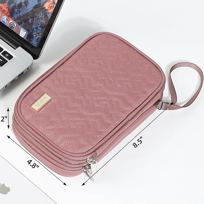 NISHEL Travel Cord Organizer Case, Double Layers Tech Electronic Case, Travel - Image 6