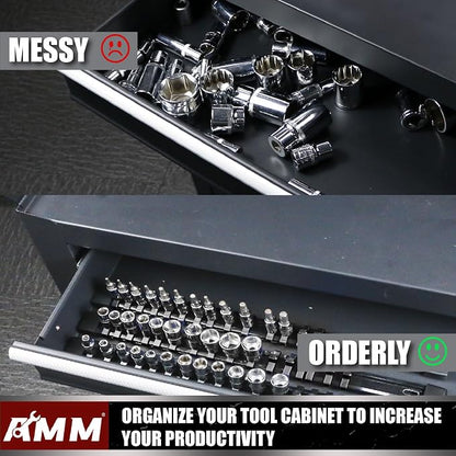 AMM 6-Piece Socket Organizer，1/4 inch Drive ABS Tools-Socket Holder，Heavy Duty - Image 5