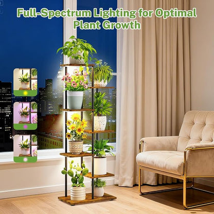 iDavosic.ly 6 Tier Tall Plant Stand Indoor - Image 4