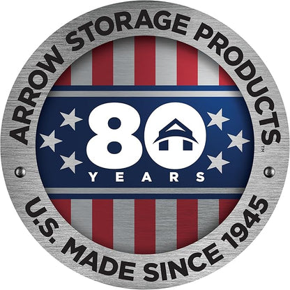 Arrow 4' x 2' x 2' Spacemaker Espresso 134 Gallon Hot-Dipped Galvanized Steel - Image 2