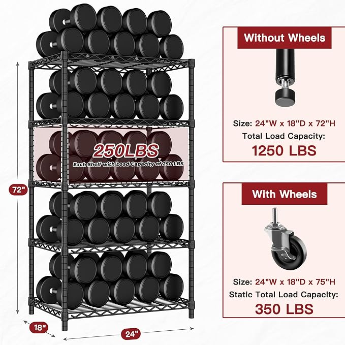 PrimeZone Wire Shelving Unit - Image 3