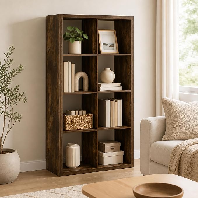 8-Cube Cubicle Bookshelf, Cube Bookcase by Furevol