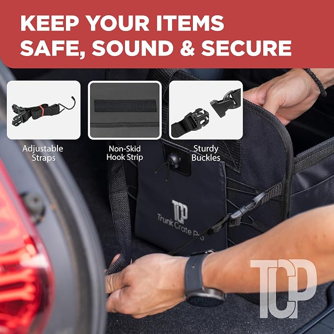 TRUNKCRATEPRO Car Organizers and Storage Premium Adjustable Multi Compartments - Image 8