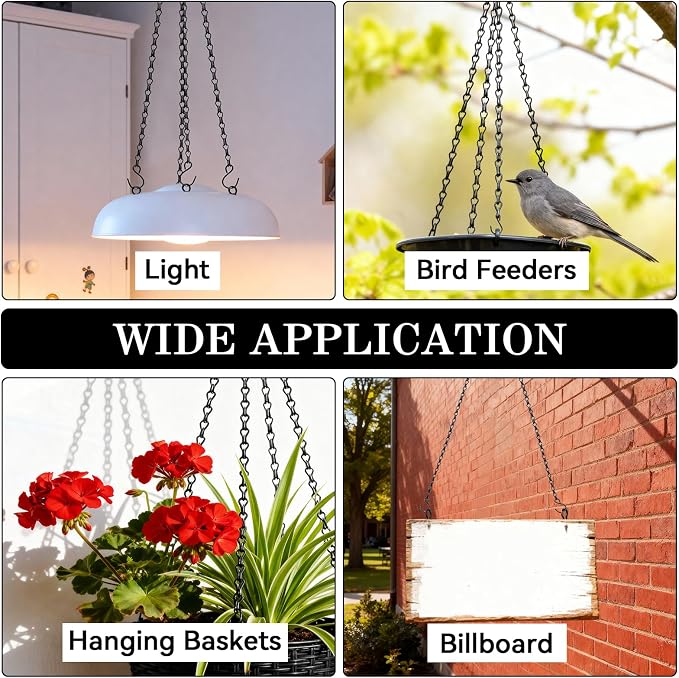 4 Pack, 24 Inch Hanging Basket Chain - Image 8