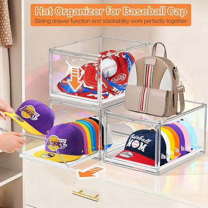 Hat Storage Box for Baseball Cap, - Image 5
