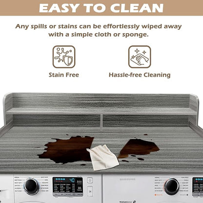 Royxen Laundry Countertop with 2-Tier Shelf Universal Fit, Washer and Dryer - Image 4