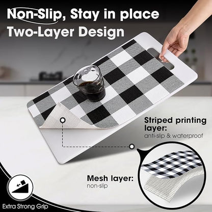 Drawer and Shelf Liner, Non-Slip Kitchen Cabinet Liners Non-Adhesive Thick - Image 2