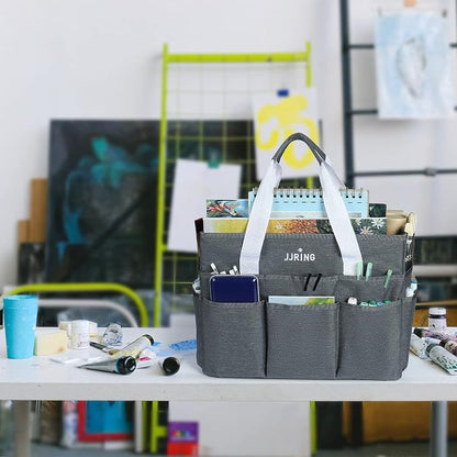 JJRING Craft Organizer Tote Bag, Large Art Storage Caddy - Image 7