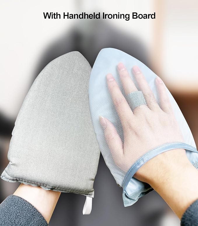 Garment Steamer Hanger with Ironing Glove, Portable Steamer Rack - Image 5