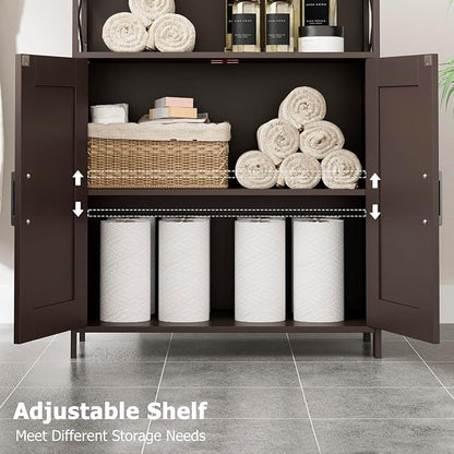 Homhedy Farmhouse Bathroom Storage Cabinet - Image 4