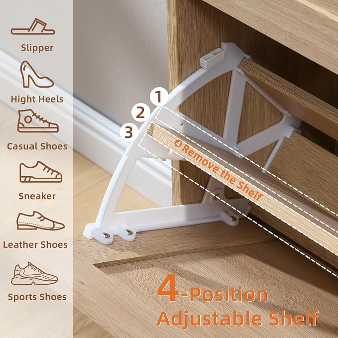 LEYAOYAO Shoe Cabinet Storage for Entryway - Image 3