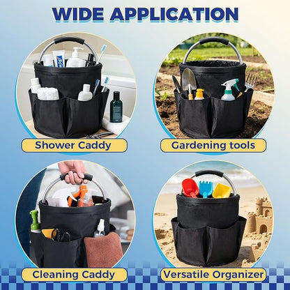 NATGAI Cleaning Caddy with Handle, 17L Foldable Cleaning Supply Caddy, Portable - Image 6