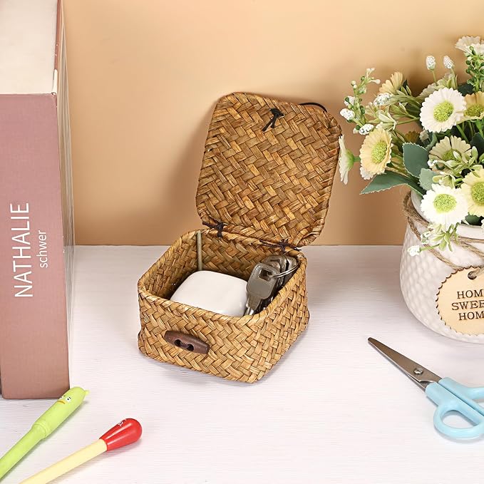 Hipiwe Handwoven Wicker Basket - Image 2