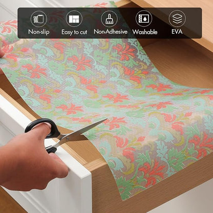Cooyes Shelf Liner for Kitchen Cabinets – Non-Adhesive Waterproof Drawer Liner - Image 5