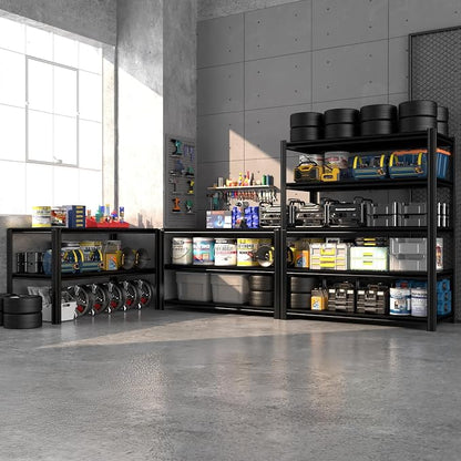5-Tier Heavy Duty Garage Shelving, 000 lbs Capacity Adjustable Metal Storage - Image 9