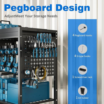 Large Power Tool Organizer Cart - Image 4