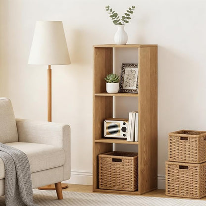 POWERSTONE 3 Cube Storage Organizer Set of 2, 3 Tier Cubby Bookshelf - Image 2
