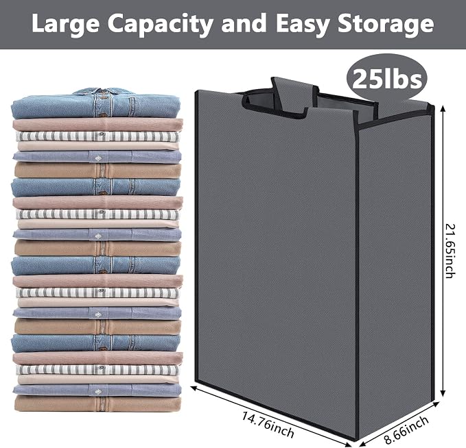 Bonuci 3 Pcs Laundry Sorter Replacement Bags Hamper Cart Removable Replacement - Image 3