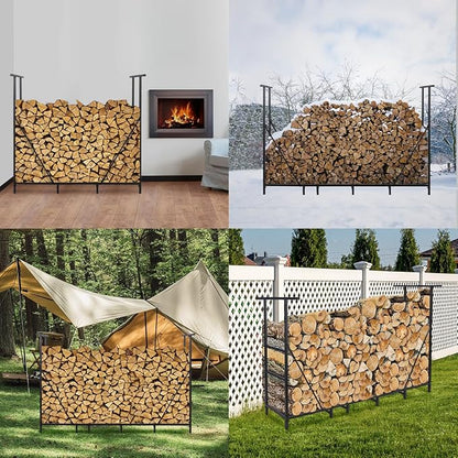 Vailge Firewood Rack Outdoor 6FT - Image 7