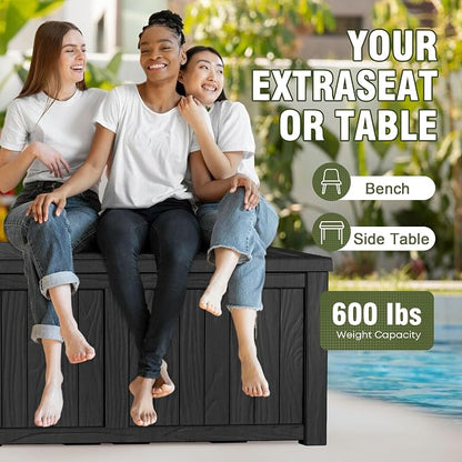 Extra-Large 150 Gallon Outdoor Chest Storage Waterproof - Image 8