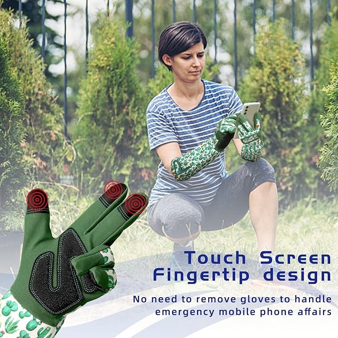 Schwer Gardening Gloves for Women, Rose Pruning Gloves - Image 3