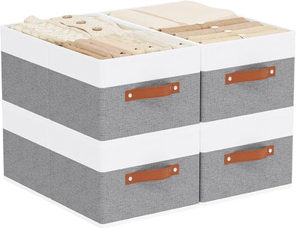 Storage Basket for Shelves, Closet Bin by YheenLf