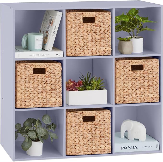 Best Choice Products Kids Bookcase 9-Cube Storage Organizer, 11in Shelf Opening by Unknown