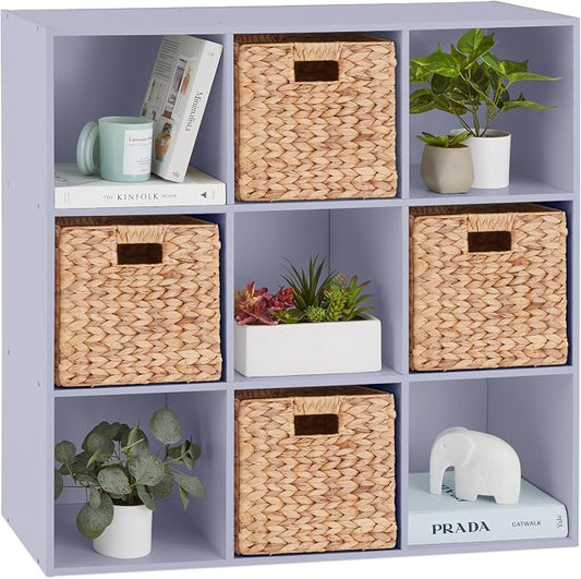 Best Choice Products Kids Bookcase 9-Cube Storage Organizer, 11in Shelf Opening by Unknown