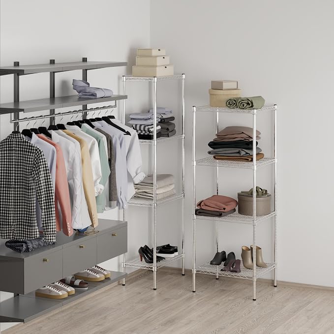 21" Deep x 24" Wide x 64" Height Wire Shelving Kit | 4-Tier | NSF Commercial - Image 7