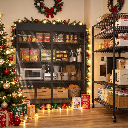 REIBII 45''W Storage Shelves Waterproof Metal Shelving - Image 4