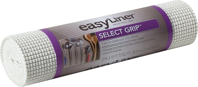 Duck Brand Select Grip EasyLiner Shelf and Drawer Liner, Non-Adhesive, 12-Inch by DuckBrand