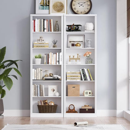 75" Tall Bookshelf, 6-Tier Floor Standing Bookcase - Image 4