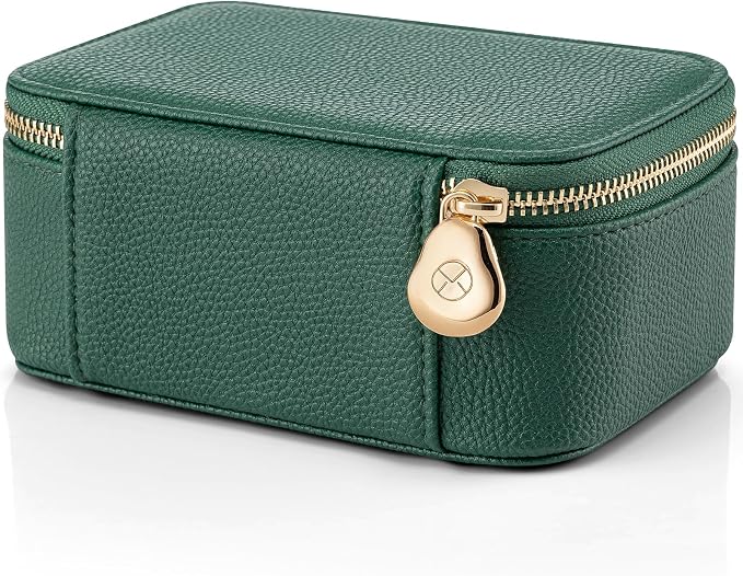 Vlando Jewelry Box with 8 Velvet Jewelry Bags Travel Jewelry Storage Box Petal - Image 6