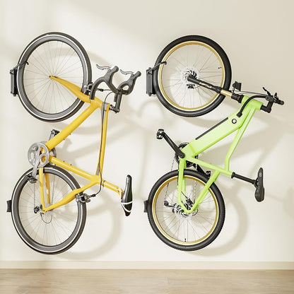 monTEK Heavy Duty Bike Wall Mount, Swivel Bike Wall Hanger Holds Up to 77lbs - Image 2