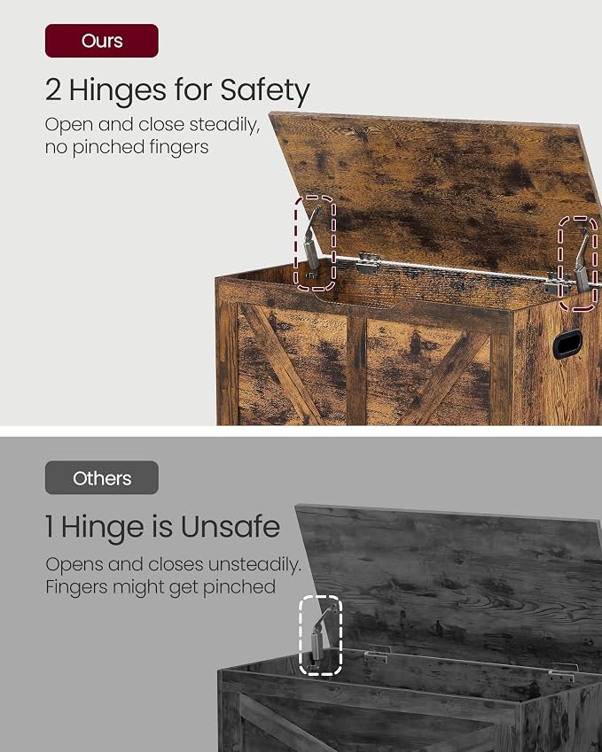 VASAGLE Storage Chest, Storage Trunk - Image 6