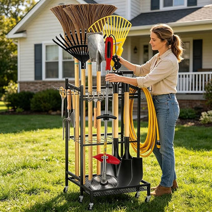 Garden Tool Organizer Rack - Image 6